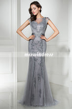Load image into Gallery viewer, Simple Prom Dresses,Vintage Prom Gowns,long Evening Dress, Evening dresses,LX296