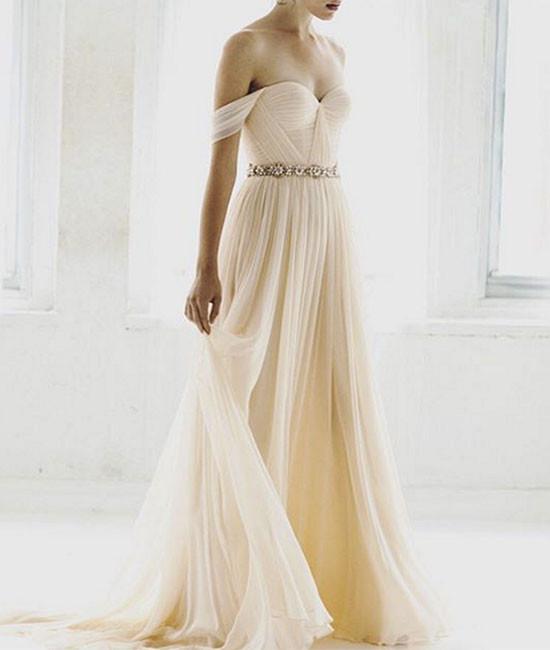 Simple Long Prom Dresses, Bridesmaid Dresses,PD4558977