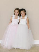 Load image into Gallery viewer, Cute Lovely Pink Flower Girl Dresses, Cheap Little Girl Dresses, FD003