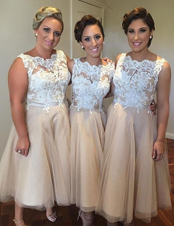 lace bridesmaid dress,ankle bridesmaid dress,cheap bridesmaid dress,discount bridesmaid dresses,BD1019
