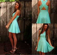 Load image into Gallery viewer, Short prom Dress,mint Prom Dresses,cheap prom dress,Party dress for girls,homecoming dress,BD1246