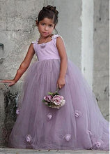 Load image into Gallery viewer, Lavender Flower Girl Dresses For Wedding,lovely little girl dress, FD011