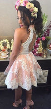Load image into Gallery viewer, short homecoming dress,lace Prom Dress,cute prom dress,party dress for teens,new graduation dress,BD2709